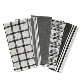 Design Imports Assorted Woven Kitchen Towel 5-pack