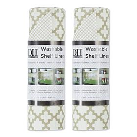 Design Imports Lattice Shelf Liners 2-pack