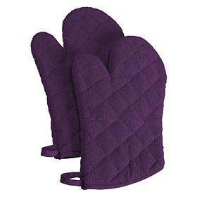 Design Imports Terry Oven Mitt Set of 2