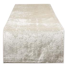 Design Imports Velvet Table Runner 14" x 72"