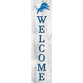 Detroit Lions 48" Welcome Leaner  