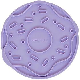 DexyPaws Lilac Donut Delight Enrichment Lick Mat