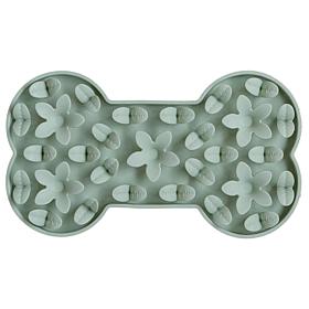 DexyPaws Sage Green Bone Enrichment Snuffle Mat