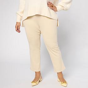 DG2 by Diane Gilman Comfort Ponte Knit Pull-On Slim Ankle Pant