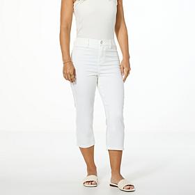 DG2 by Diane Gilman Effortless Stretch Denim Tri-Fit Capri