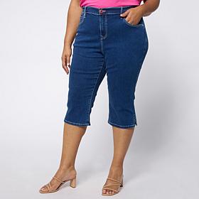 DG2 by Diane Gilman New Classic Stretch 5-Pocket Pedal Pusher Jean