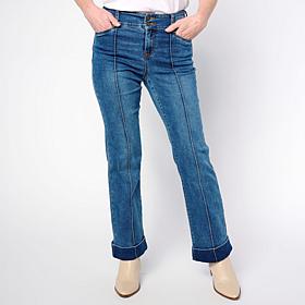 DG2 by Diane Gilman New Classic Stretch Cuffed Trouser Jean