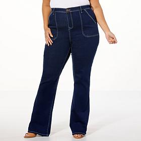 DG2 by Diane Gilman New Classic Stretch Patch Pocket Bootcut Jean