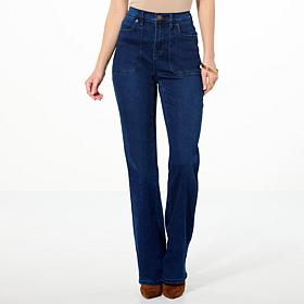 DG2 by Diane Gilman New Classic Stretch Patch Pocket Bootcut Jean