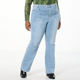 DG2 by Diane Gilman New Classic Stretch Utility Pocket Bootcut Jean