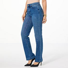 DG2 by Diane Gilman Virtual Stretch Angled Pocket Trouser Jean