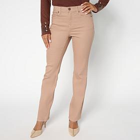 DG2 by Diane Gilman Virtual Stretch Denim Baby Bootcut 5-Pocket Jean