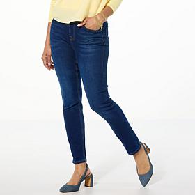 DG2 by Diane Gilman Virtual Stretch Denim Pull-On 5-Pocket Jegging