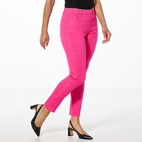 DG2 by Diane Gilman Virtual Stretch Denim Pull-On 5-Pocket Jegging