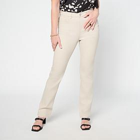 DG2 by Diane Gilman Virtual Stretch Denim Straight-Leg Jean