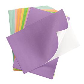 Diamond Press Adhesive-Backed Pastel Card Stock - 60 Sheets