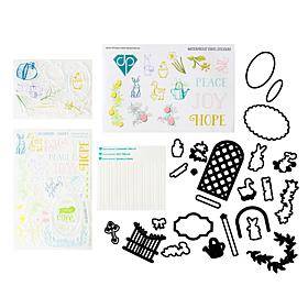 Diamond Press Easter Lattice Stamp, Die and Stencil Kit