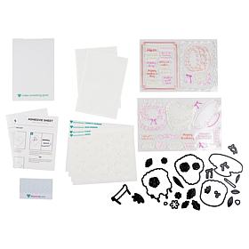 Diamond Press Sweetest Mom Stamp, Die and Stencil Kit