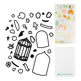 Diamond Press Terrarium Stamp & Die Kit