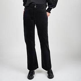 Diane Gilman Stretch Velveteen Baby Bootcut Pant