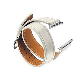 Digital Basics Double Wrap Leather Band for 42mm/44mm Apple Watch 