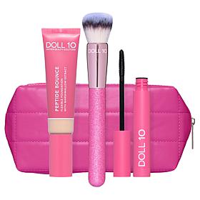 Doll 10 Peptide Bounce Foundation Set with Bag - Light AS
