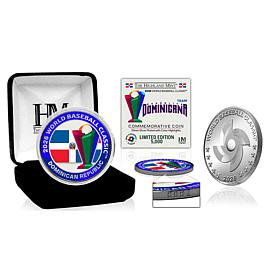 Dominican Republic World Baseball Classic 2026 Silver-Plated Coin