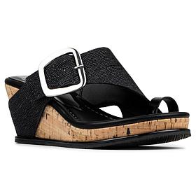 Donald Pliner Gyer Buckle Wedge Sandal