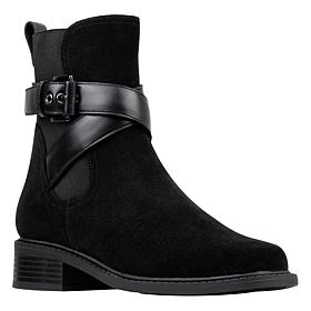 Donald Pliner Mathilda Suede Moto Bootie