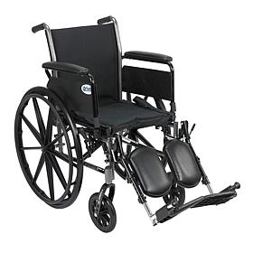 Drive Medical Cruiser III Lightwght Wheelchair w Flip Removable Arms