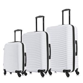 DUKAP Adly 3-Piece Lightweight Hardside Spinner Luggage Set