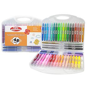 Easy Playhouse Tempera Paint Sticks - 48 Vibrant Colors