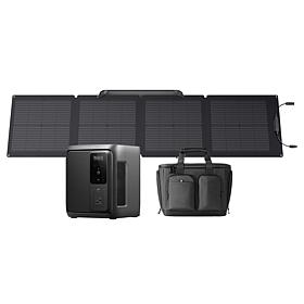 EcoFlow DELTA 3 Air Power Station with 110W Solar Panel & Bag