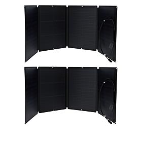EcoFlow Tech 110 Watt Solar Panel with Kickstand 2-pack