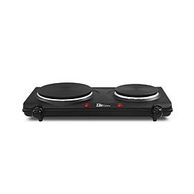 Elite Cuisine Electric Double Cast Burner Hot Plate