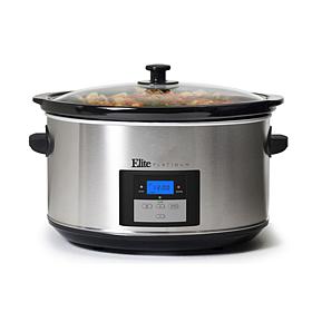 Elite Platinum 8.5-Quart Stainless Steel Digital Slow Cooker