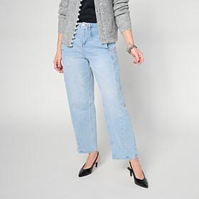 Elle Get the Look Barrel Leg Denim