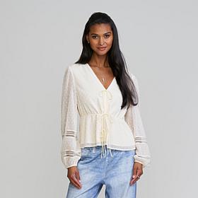 Elle Get the Look Lace Detailed Blouse