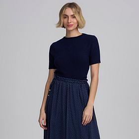 Elle Live Get the Look Moss Yarn Shell Sweater