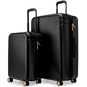 ELLE Louvre 2 Piece Expandable Polycarbonate Spinner Luggage Set