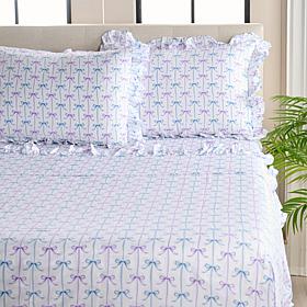 Emryn House 300TC 100% Cotton 4-piece Ruffle Sheet Set