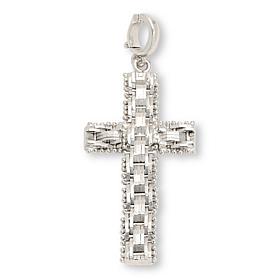 Fiorenza Ricco Textured Cross Pendant
