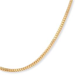 Fiorenza Sterling Silver Box Chain 18" Necklace