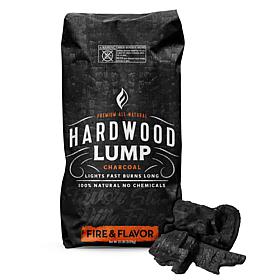 Fire & Flavor FFC117 Premium Hardwood Lump Charcoal, 20 Pounds