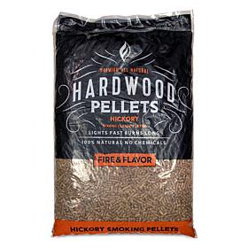 Fire & Flavor Hardwood Pellets, Hickory, 20lb