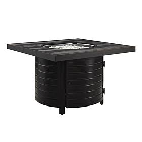 Fire Sense Yorke Square Aluminum LPG Fire Pit