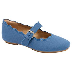 FitFlop Delicato Wave-Edge Canvas Mary Jane Shoe