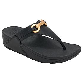 FitFlop Lulu Chunky Leather Toe-Post Sandals