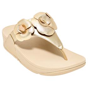 FitFlop Lulu Flower Toe-Post Sandals