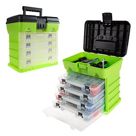 Fleming Supply Storage and Tool Utility Box with 4 Compartments